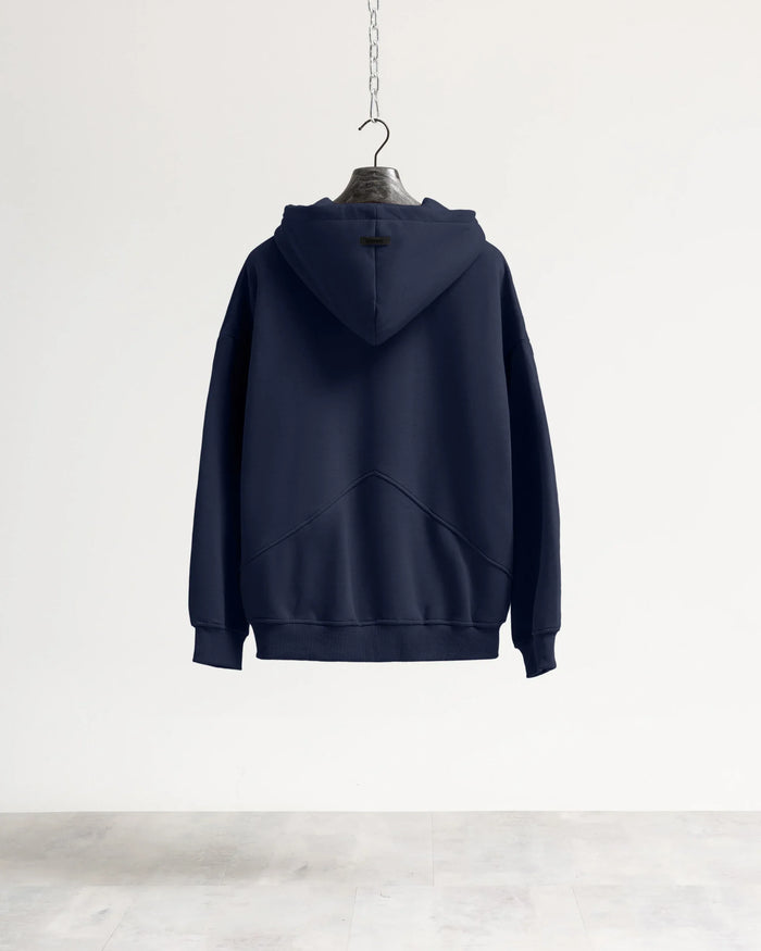 Felpa con cappuccio - Blu