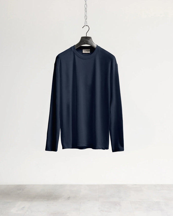 T-shirt costina manica lunga Eternal Atelier - Blu