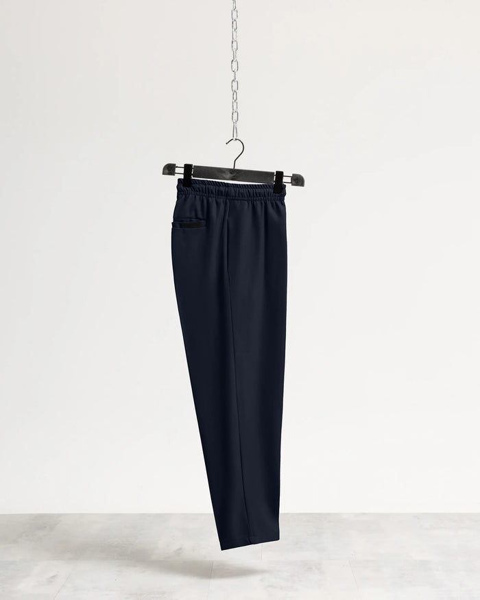 Pantalaccio regular tessuto classico - Blu