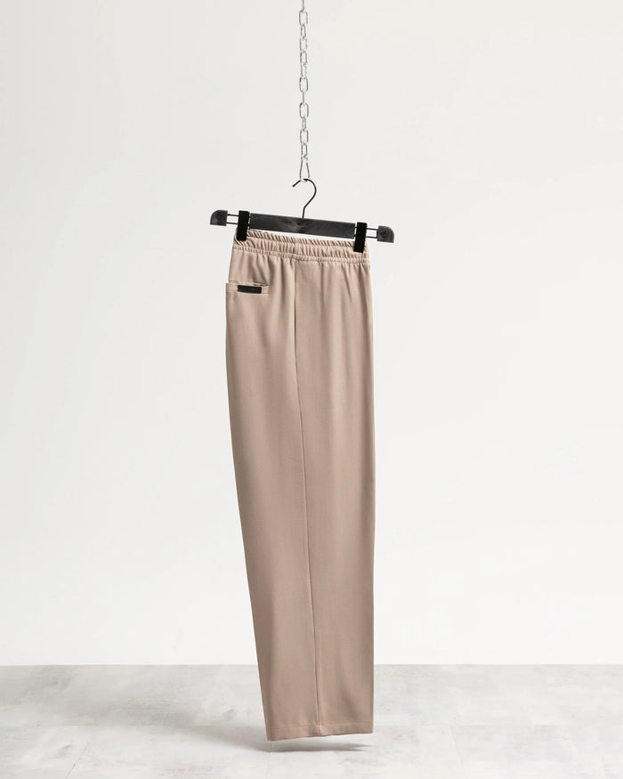 Pantalaccio fondo ampio tessuto classico - Beige