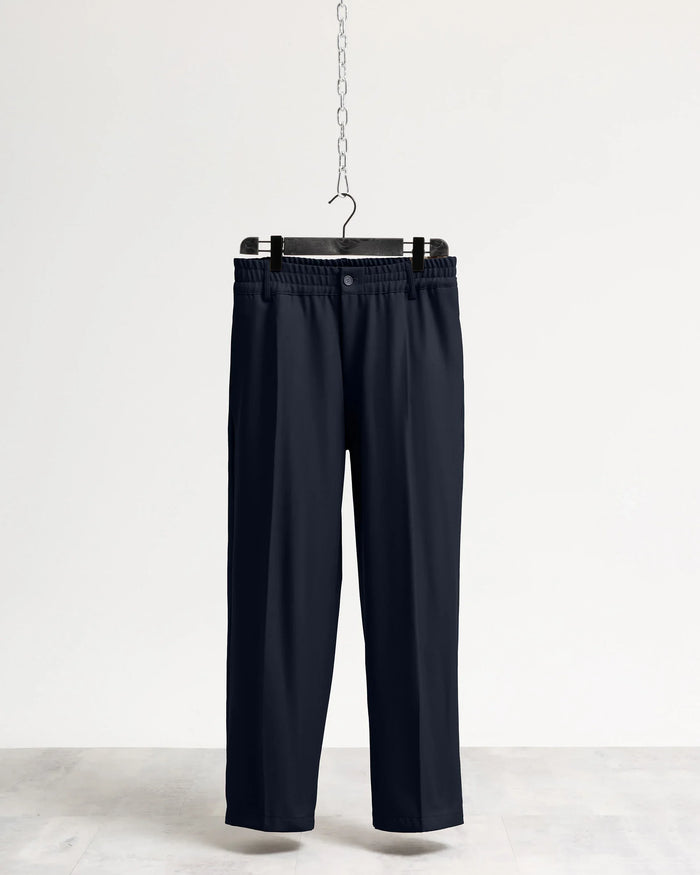 Pantalone fondo ampio tessuto classico Eternal Atelier - Blu