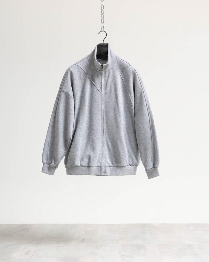 Felpa zip mezzo collo Eternal - Grigio