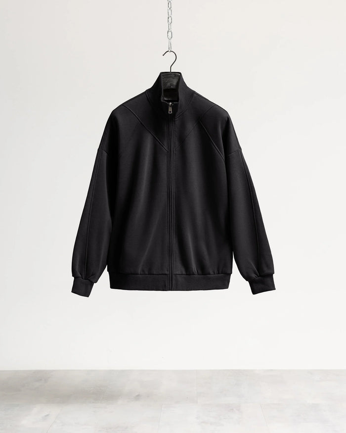 Felpa zip mezzo collo Eternal - Nero