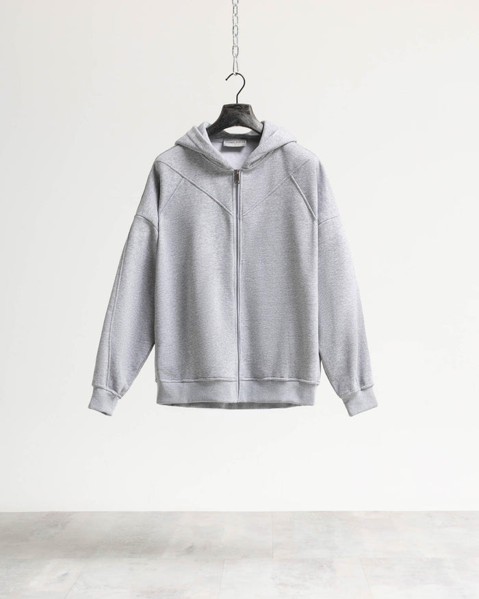 Felpa cappuccio zip Eternal - Grigio