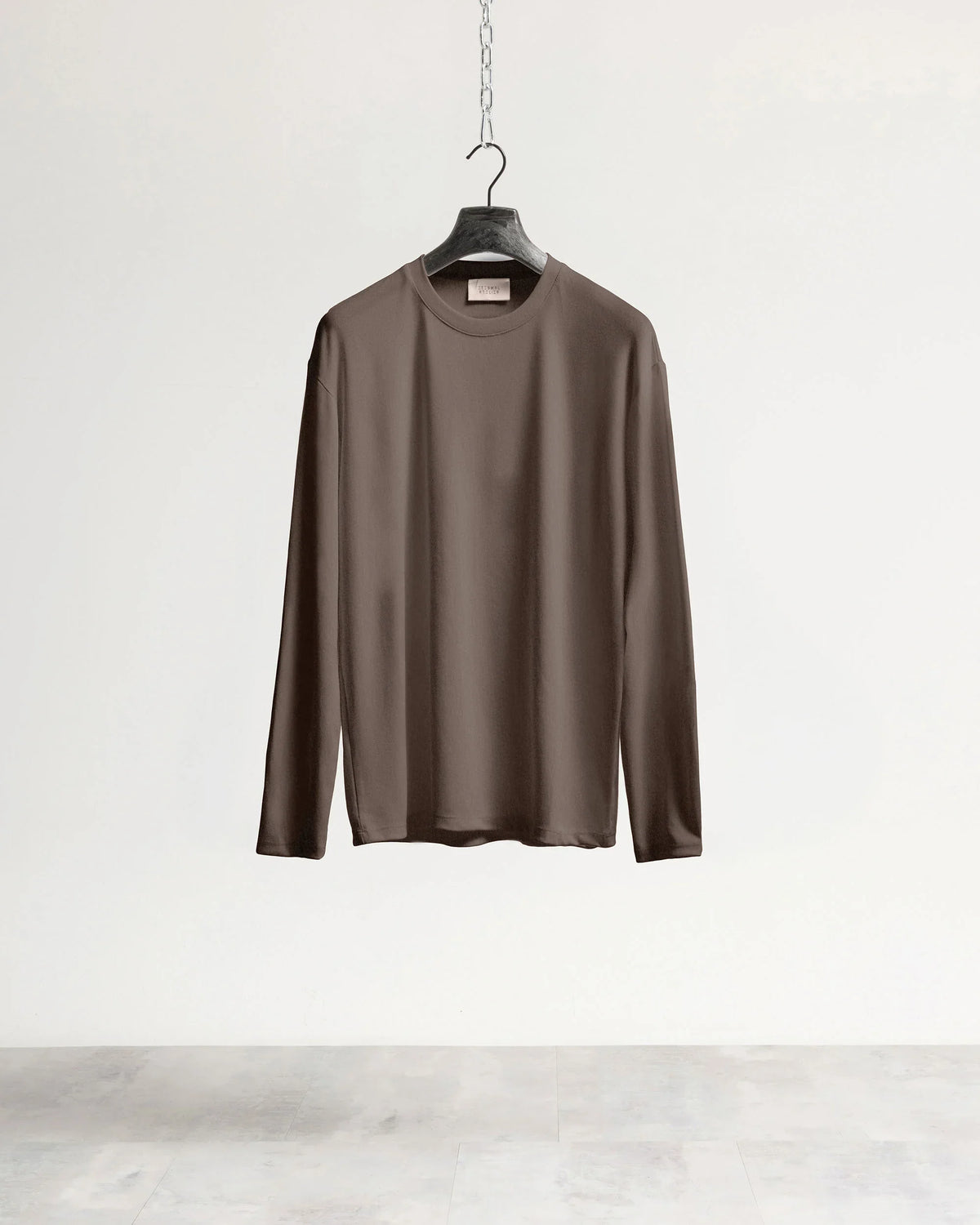 T-shirt costina manica lunga