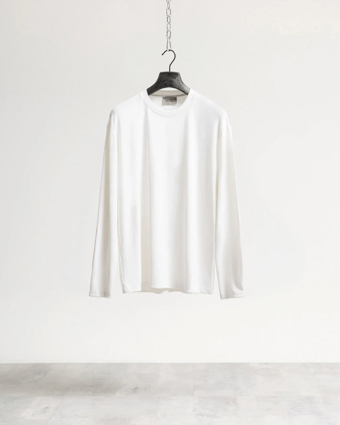 T-shirt costina manica lunga Eternal Atelier - Panna