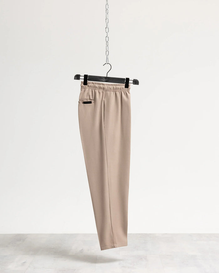 Pantalaccio regular tessuto classico - Beige