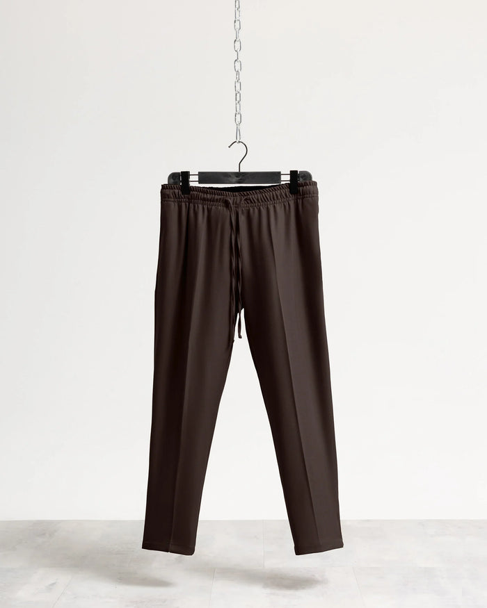 Pantalaccio regular tessuto classico - Moro