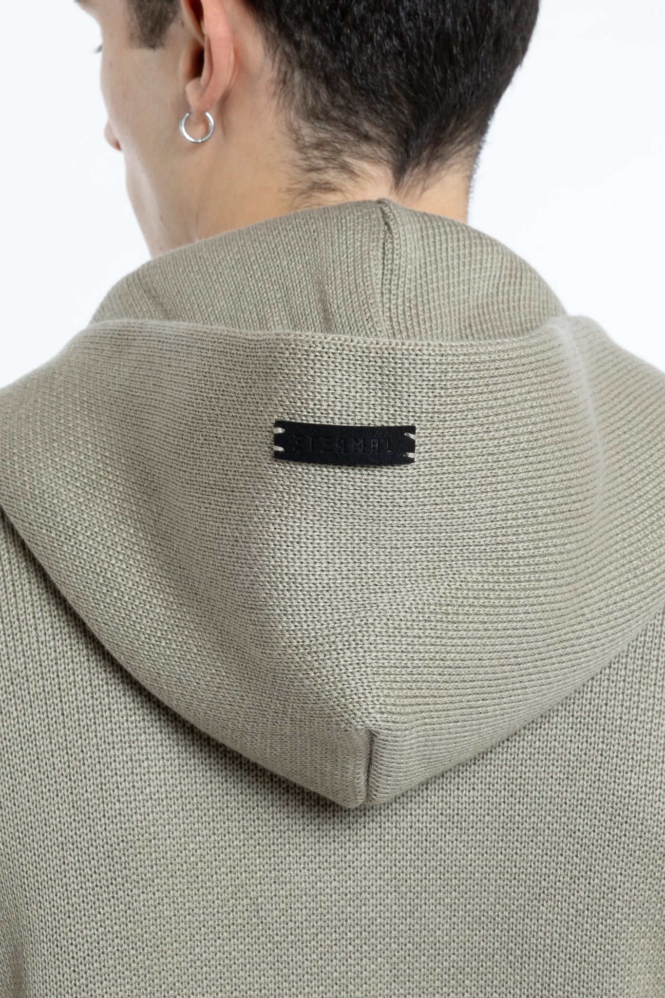 Maglione cappuccio con zip oversize Eternal Atelier