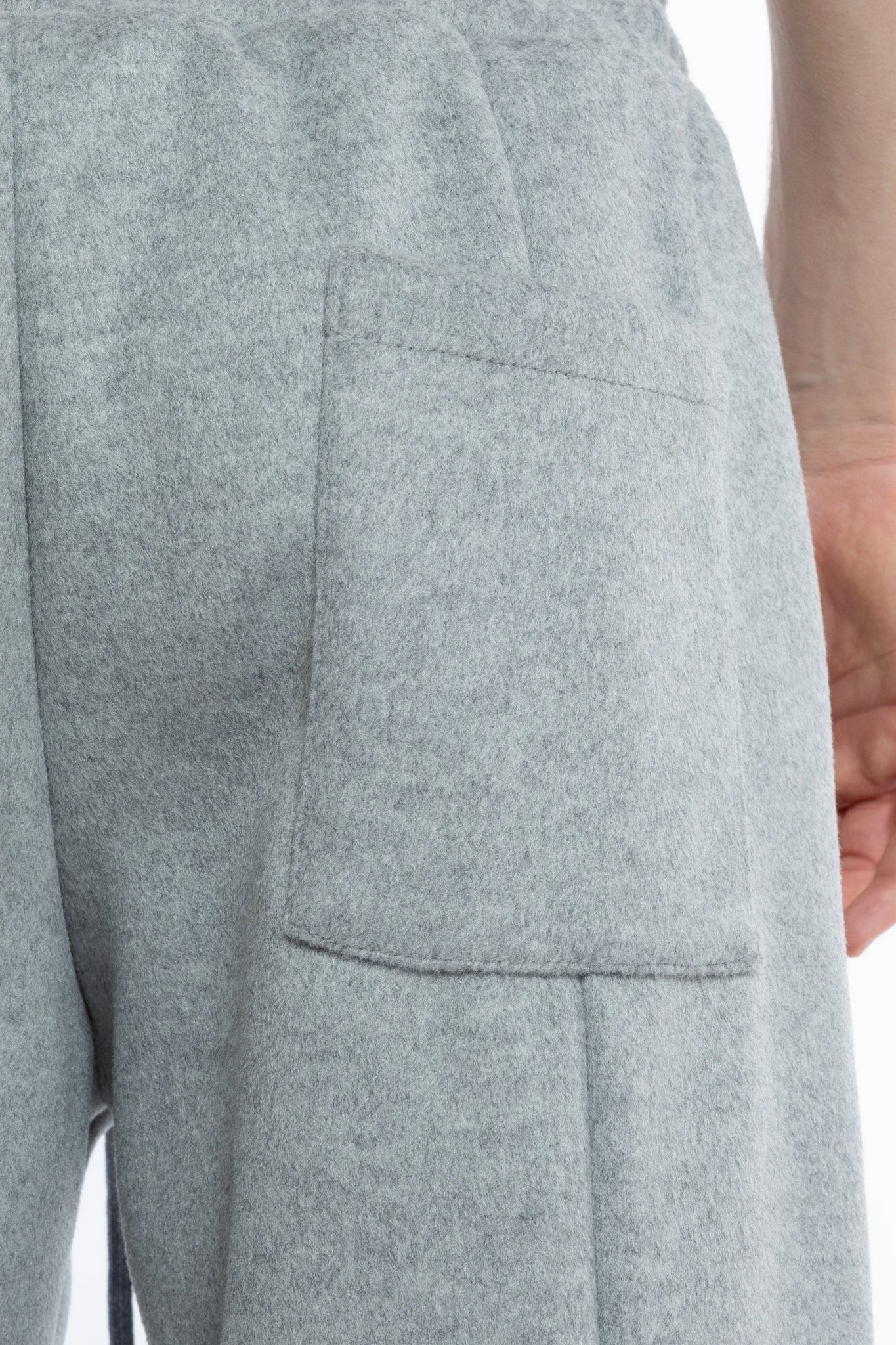 Pantalone tuta in lana fondo ampio Eternal Atelier