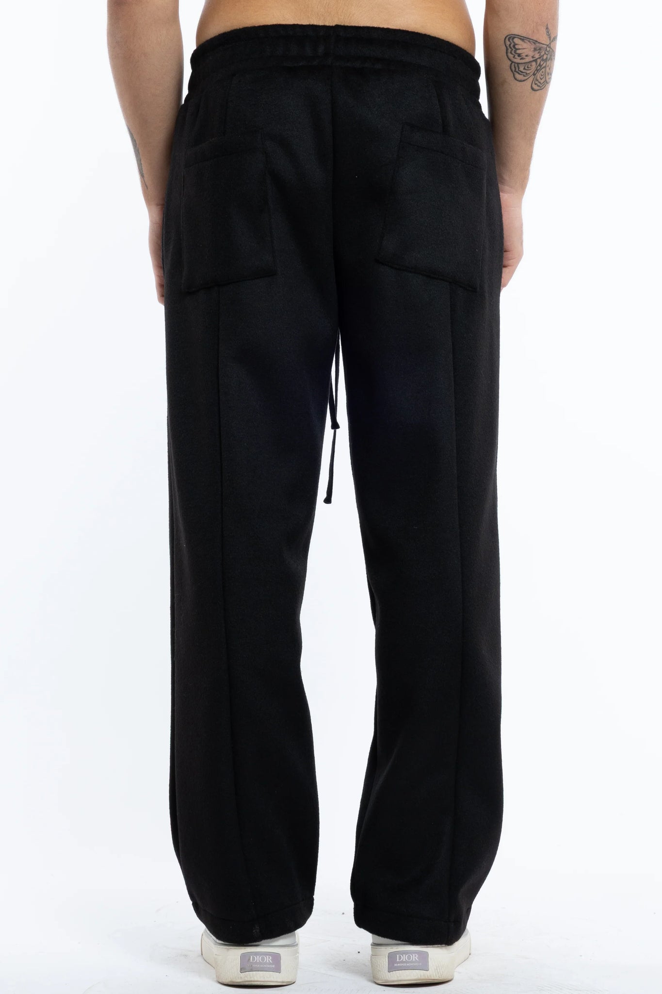 Pantalone tuta in lana fondo ampio Eternal Atelier