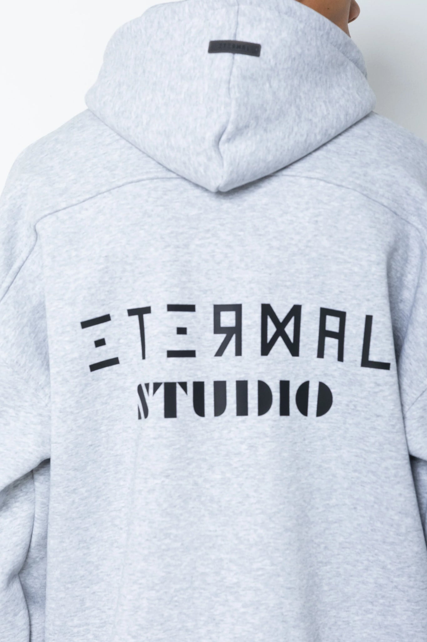 Felpa con cappuccio logo brick Eternal Studio