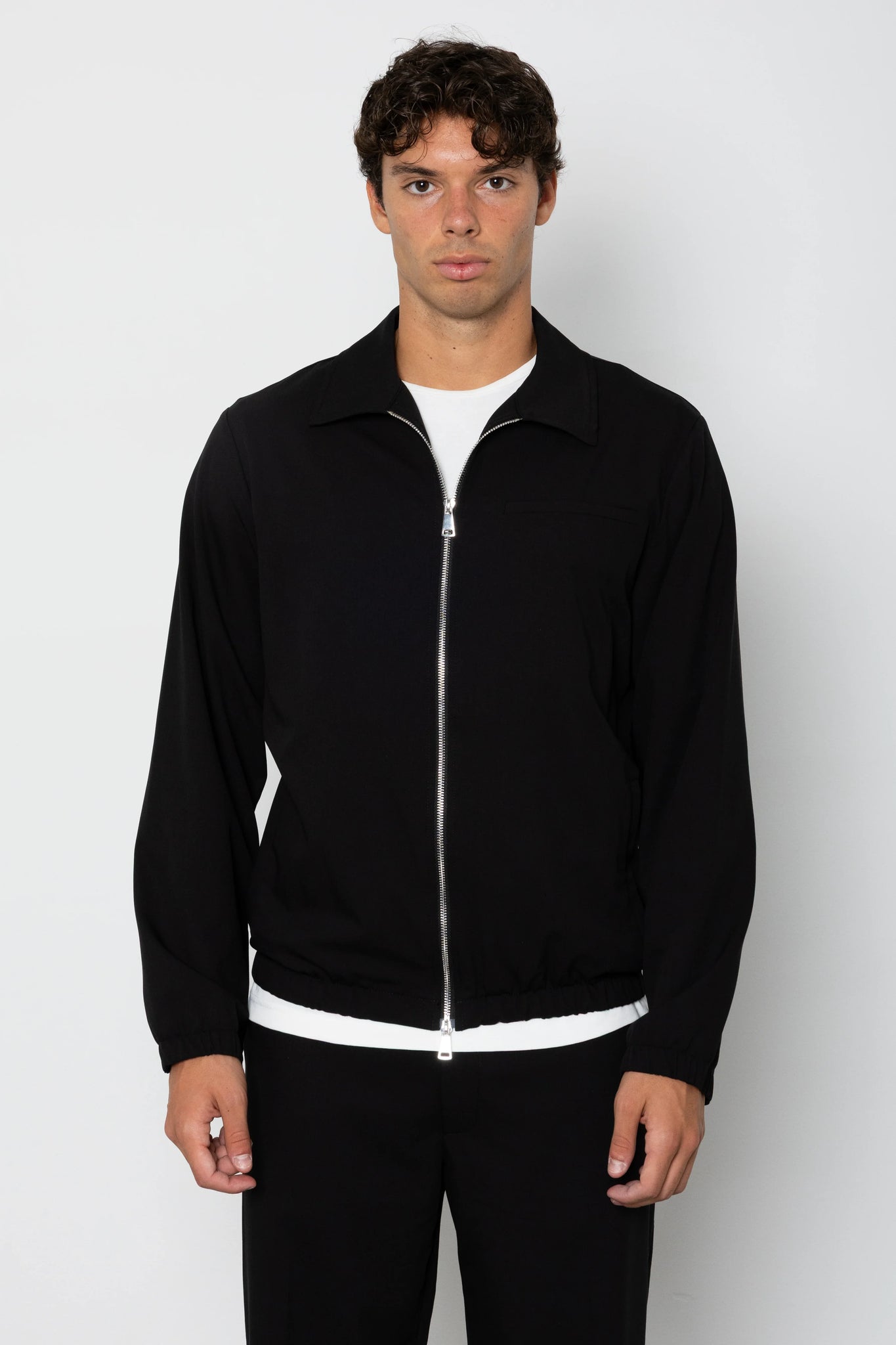 Giacca con collo camicia