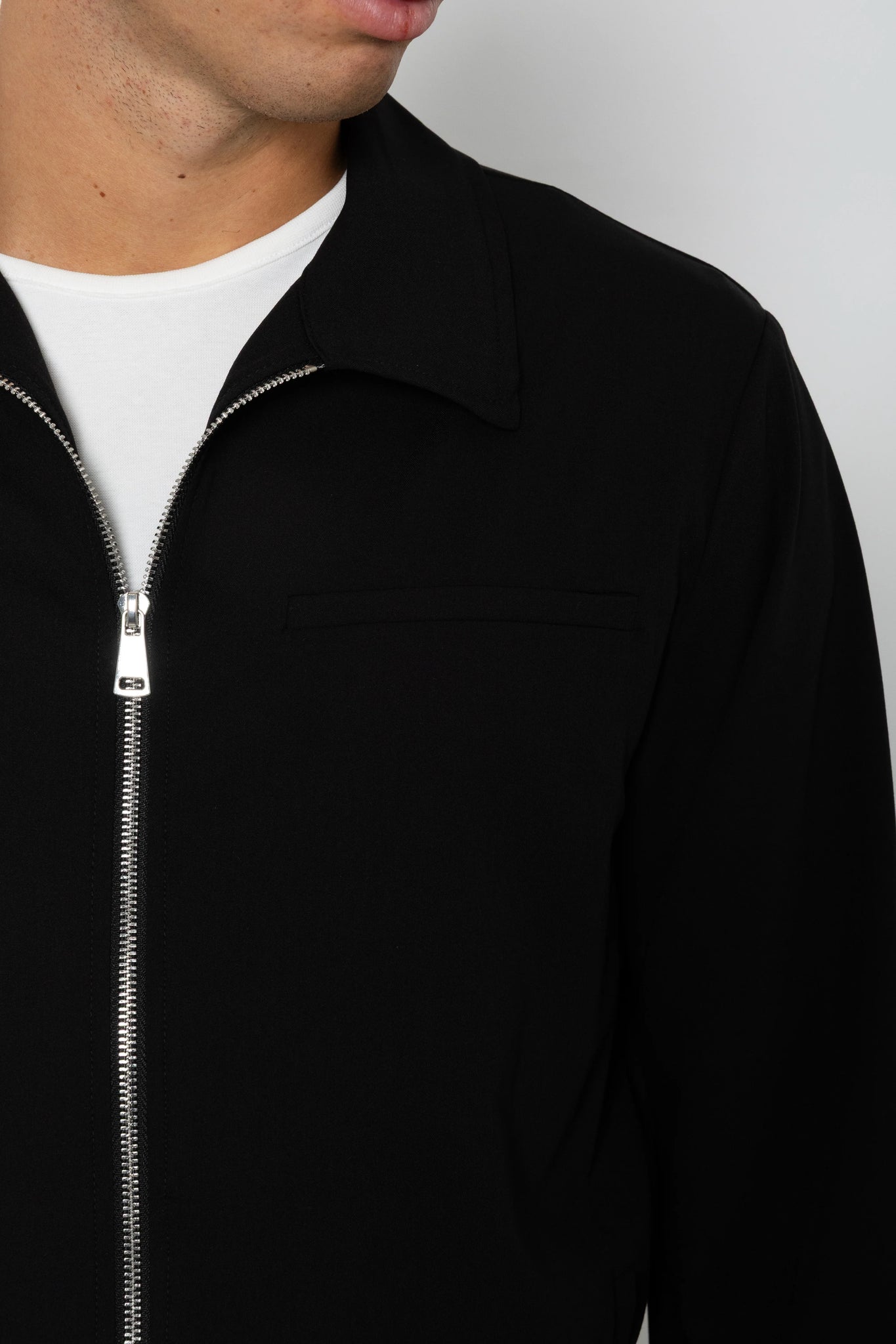 Giacca con collo camicia