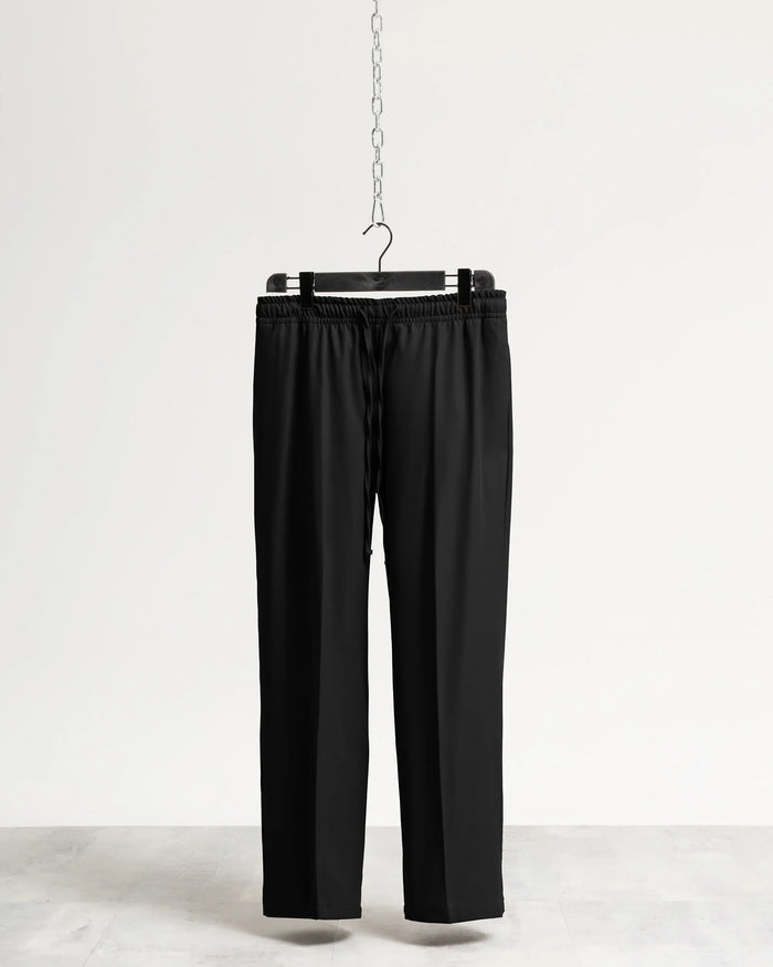 Pantalaccio fondo ampio tessuto classico - Nero