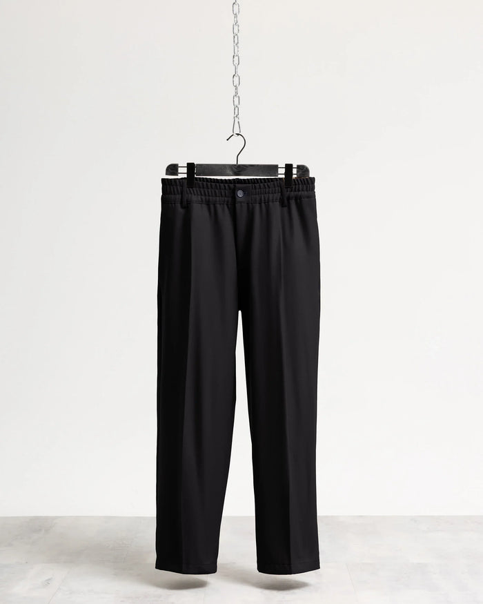 Pantalone fondo ampio tessuto classico Eternal Atelier - Nero