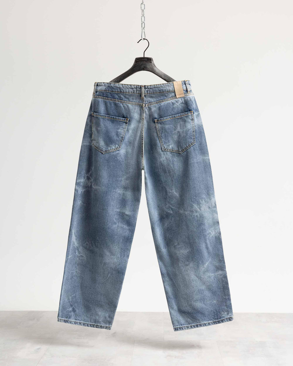 Jeans baggy blu fulmini Eternal