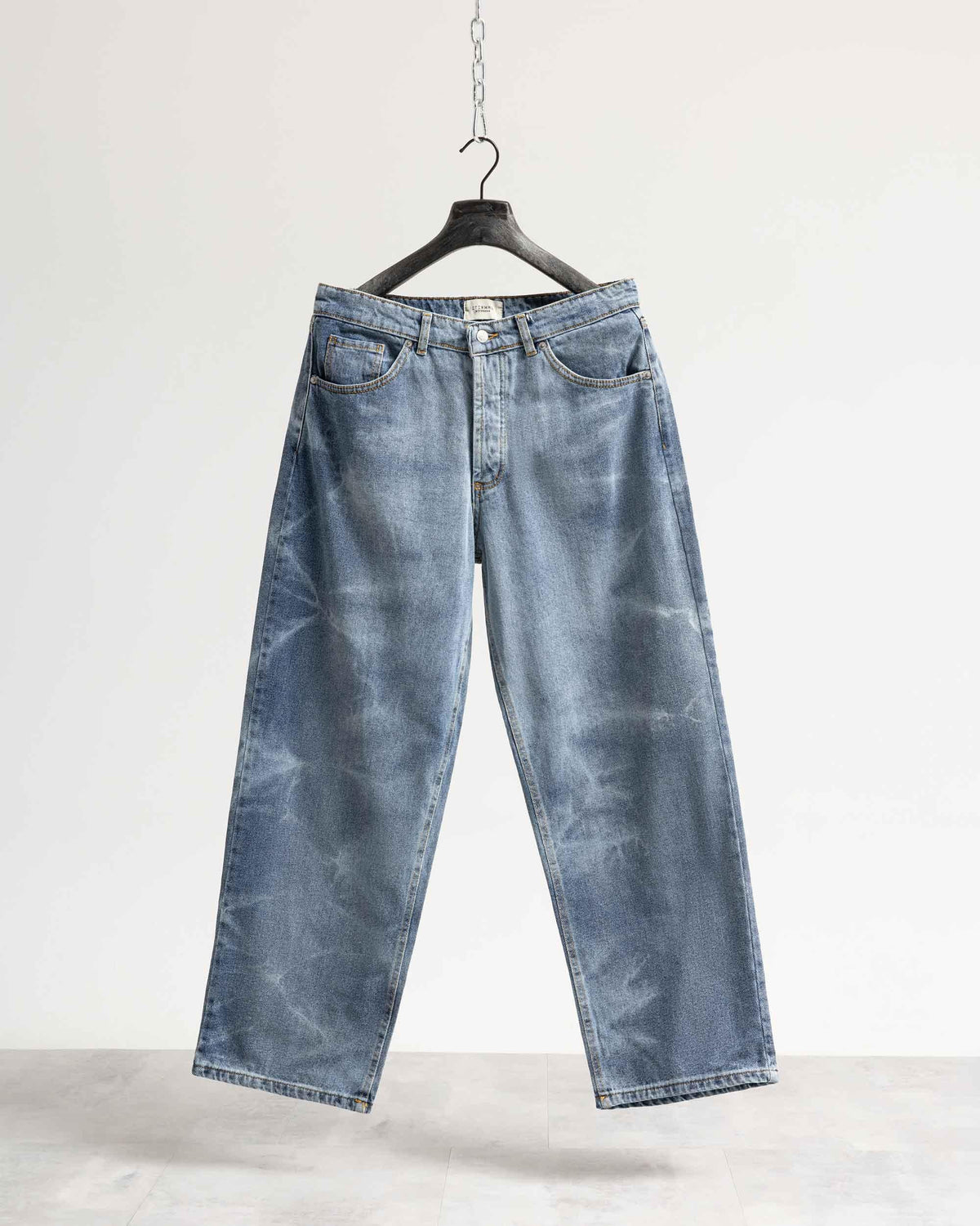 Jeans baggy blu fulmini Eternal