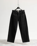 Jeans baggy nero resinato Eternal