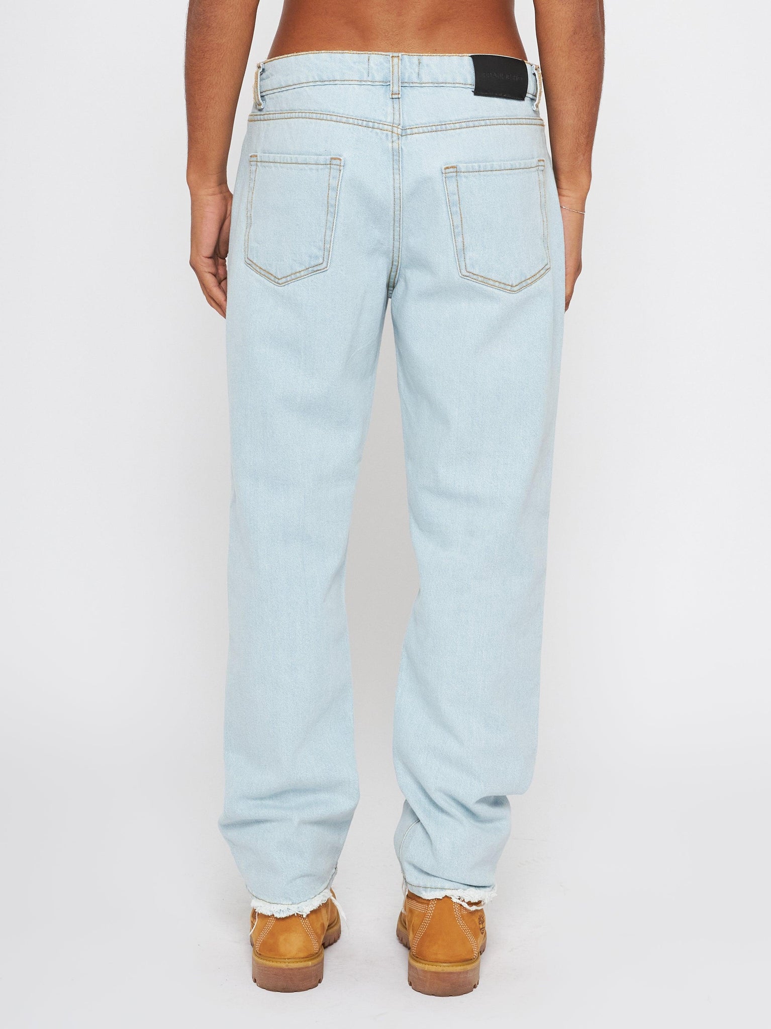 Jeans baggy fit light indigo