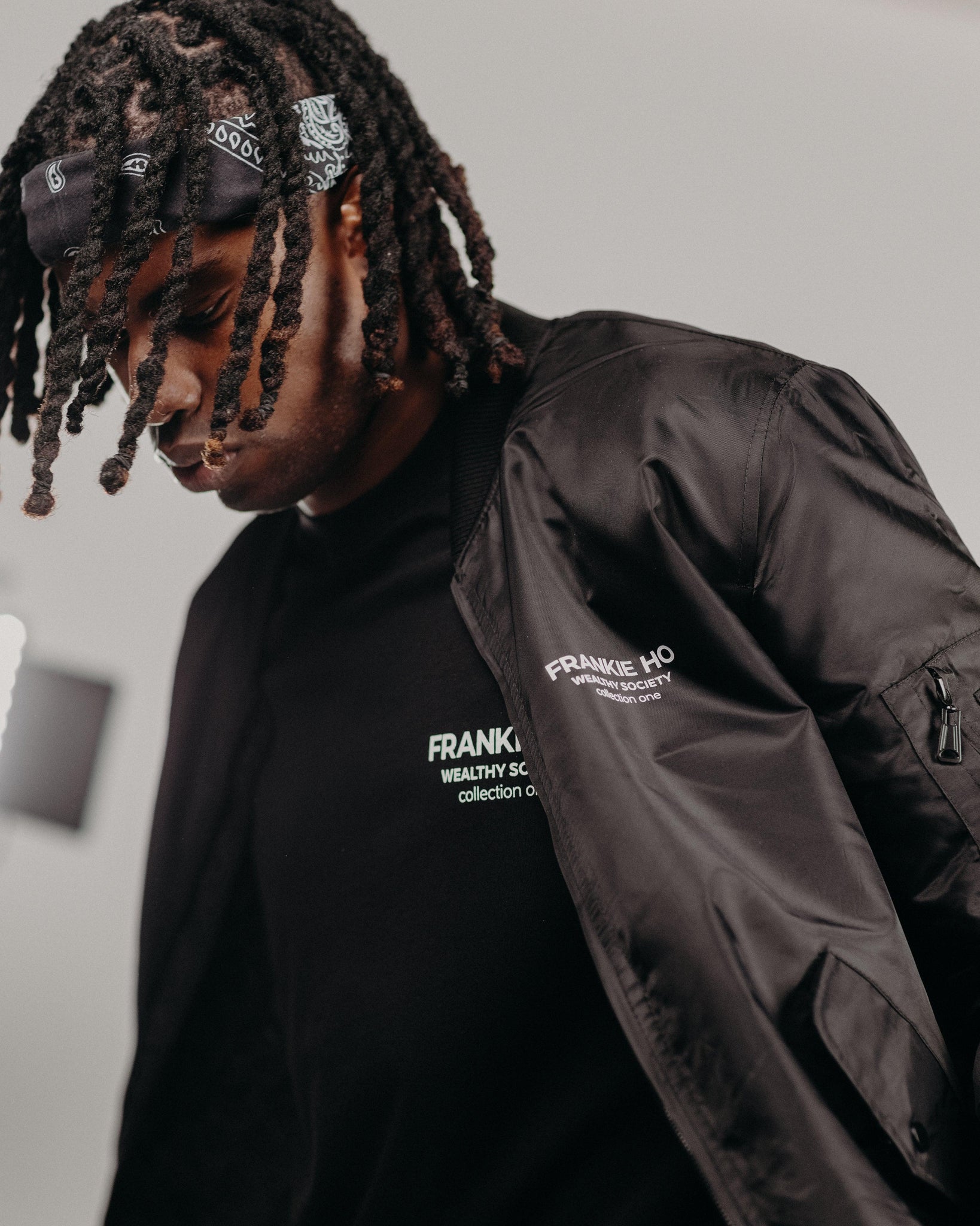 Nylon Bomber Jacket - FRANKIE HO