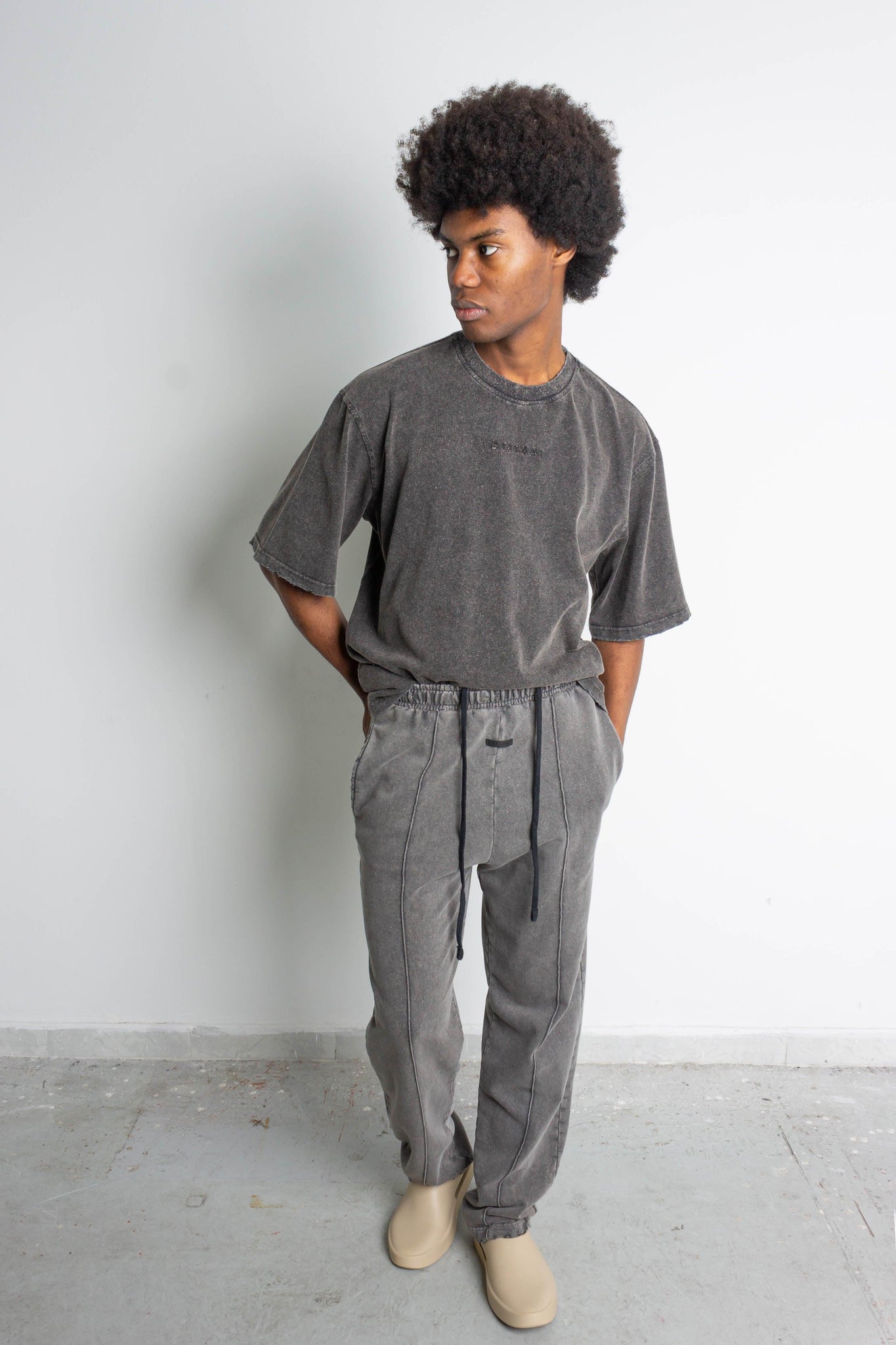 Pantalone jogger washed Eternal - FRANKIE HO