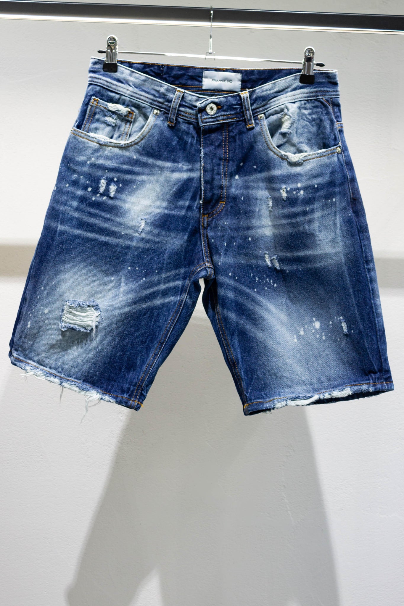 Shorts jeans indigo faded - FRANKIE HO