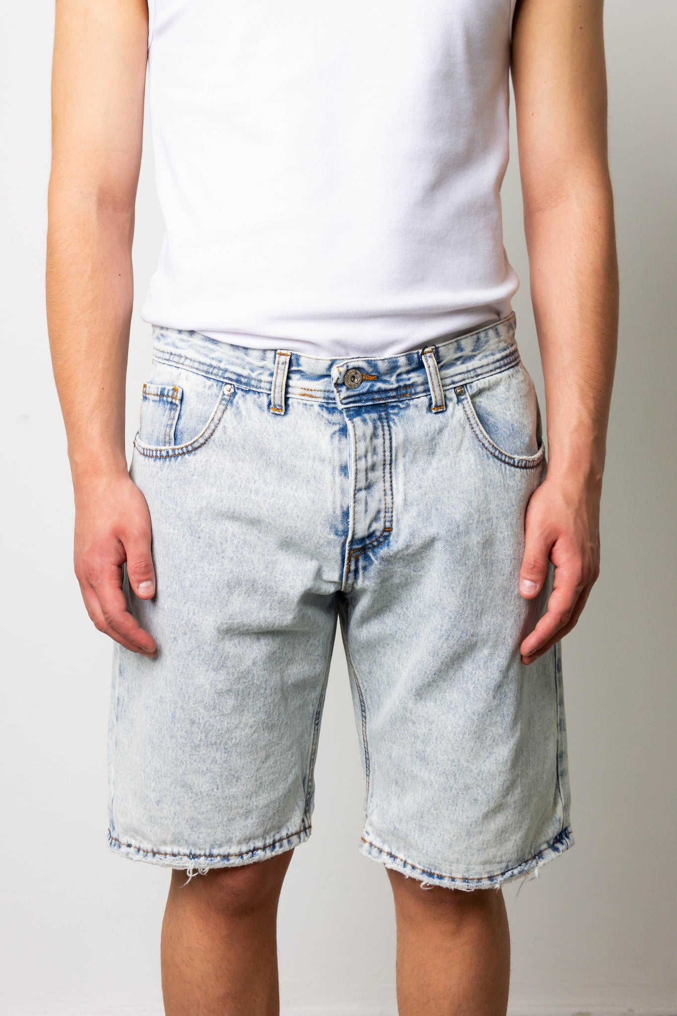 Short jeans denim chiaro - FRANKIE HO