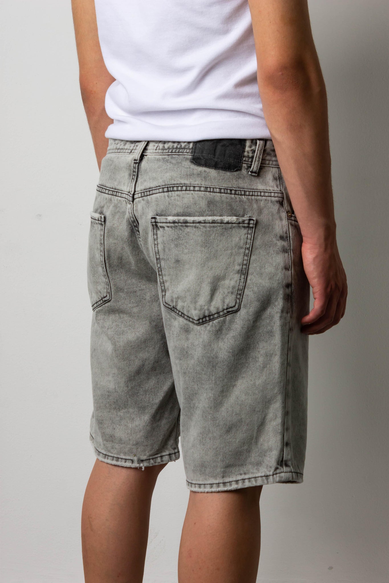 Short jeans denim grey - FRANKIE HO