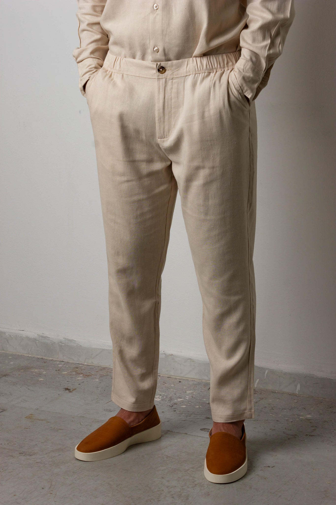 Pantalone in lino - FRANKIE HO