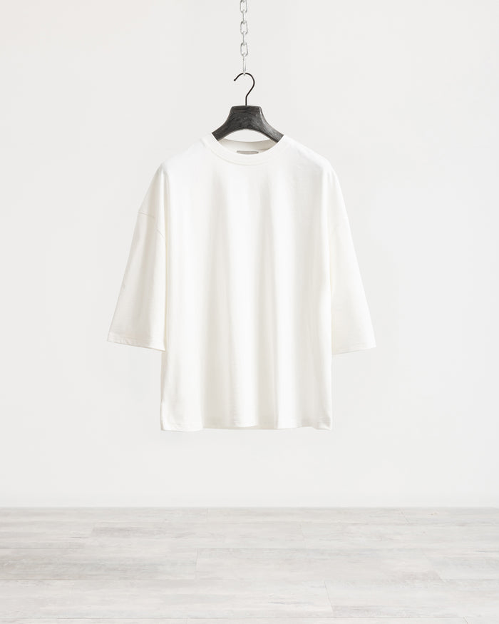 T-shirt manica corta cropped Eternal - Panna