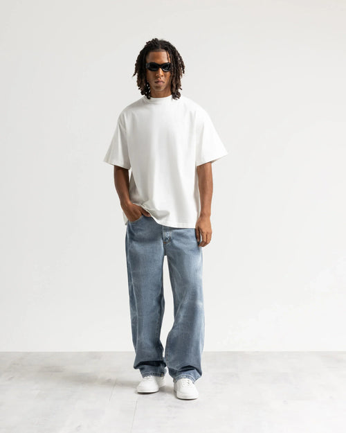 Jeans baggy blu fulmini Eternal