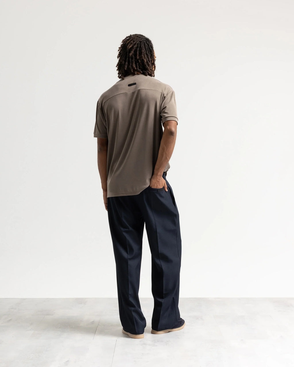 Pantalaccio fondo ampio tessuto classico