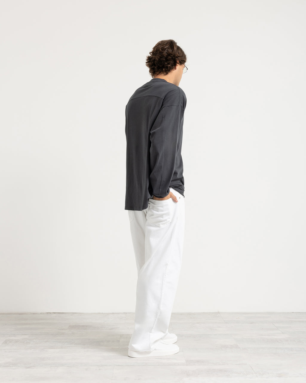 T-shirt longsleeve con polsino oversize Eternal