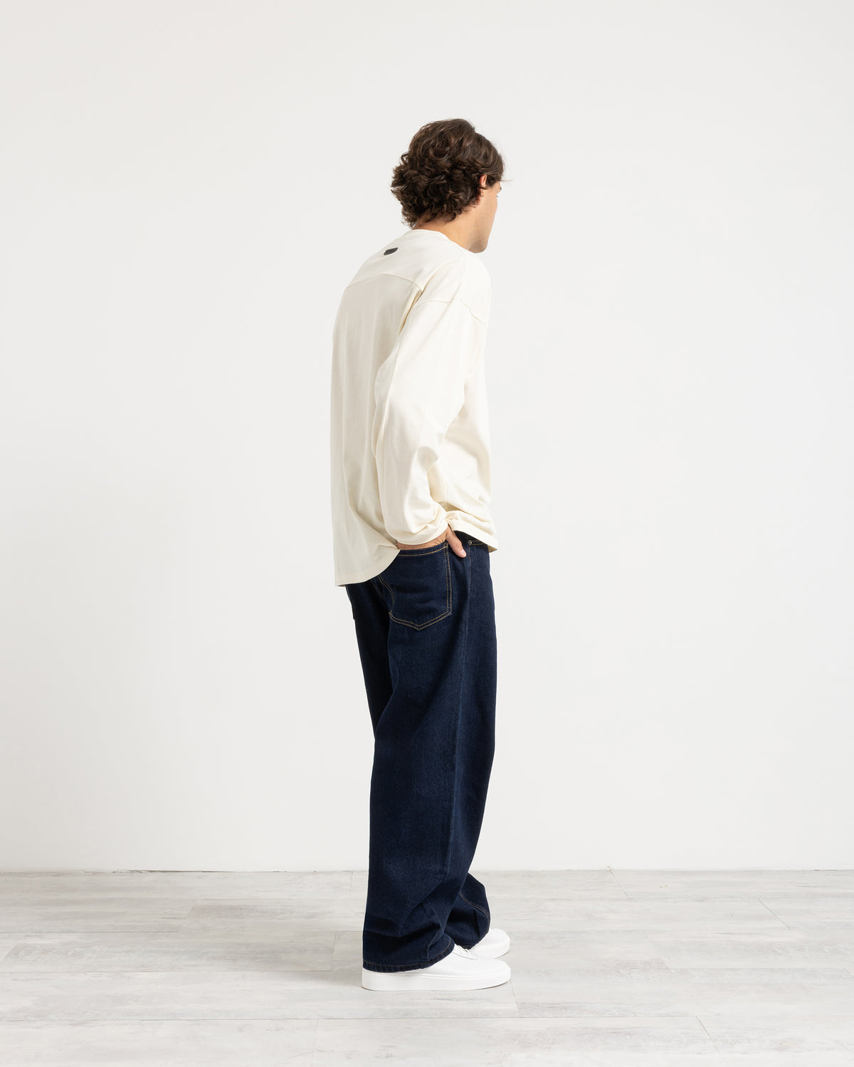 T-shirt longsleeve con polsino oversize Eternal