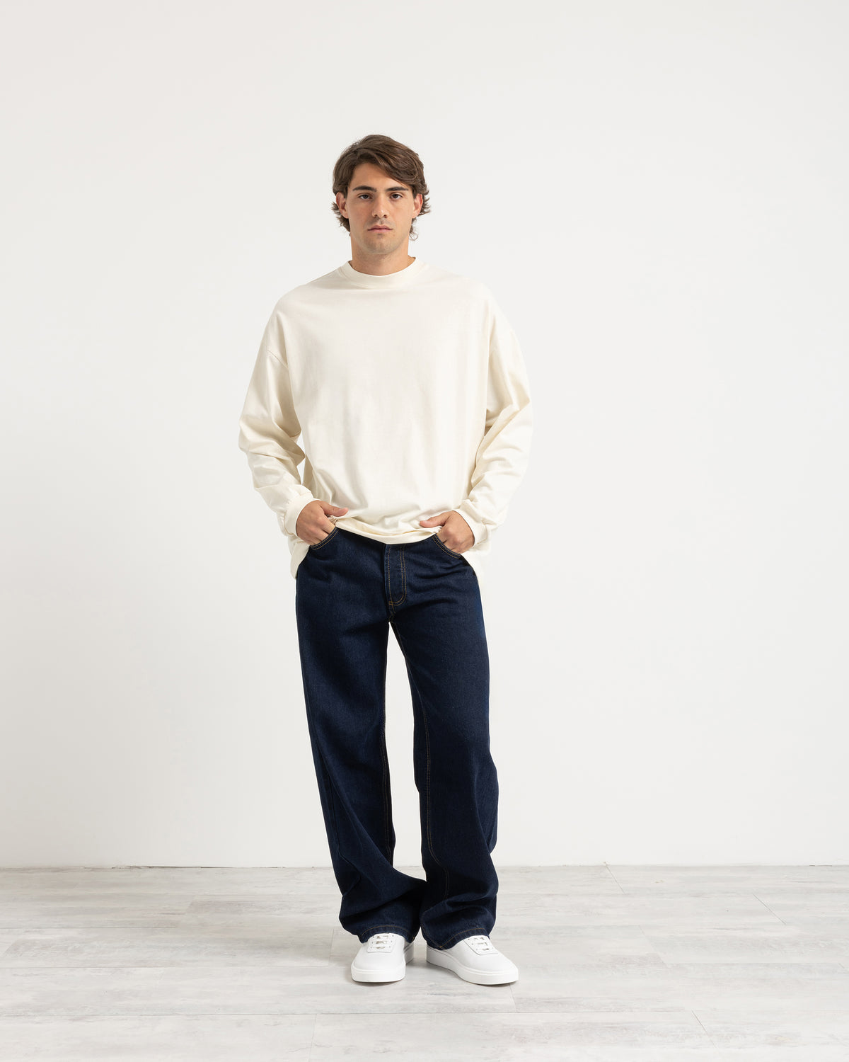 T-shirt longsleeve con polsino oversize Eternal