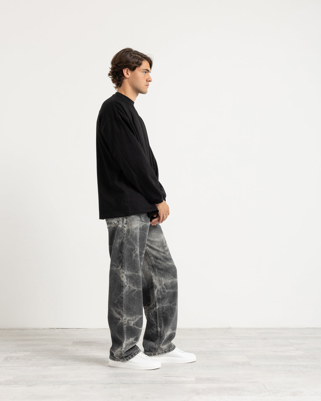 T-shirt longsleeve con polsino oversize Eternal