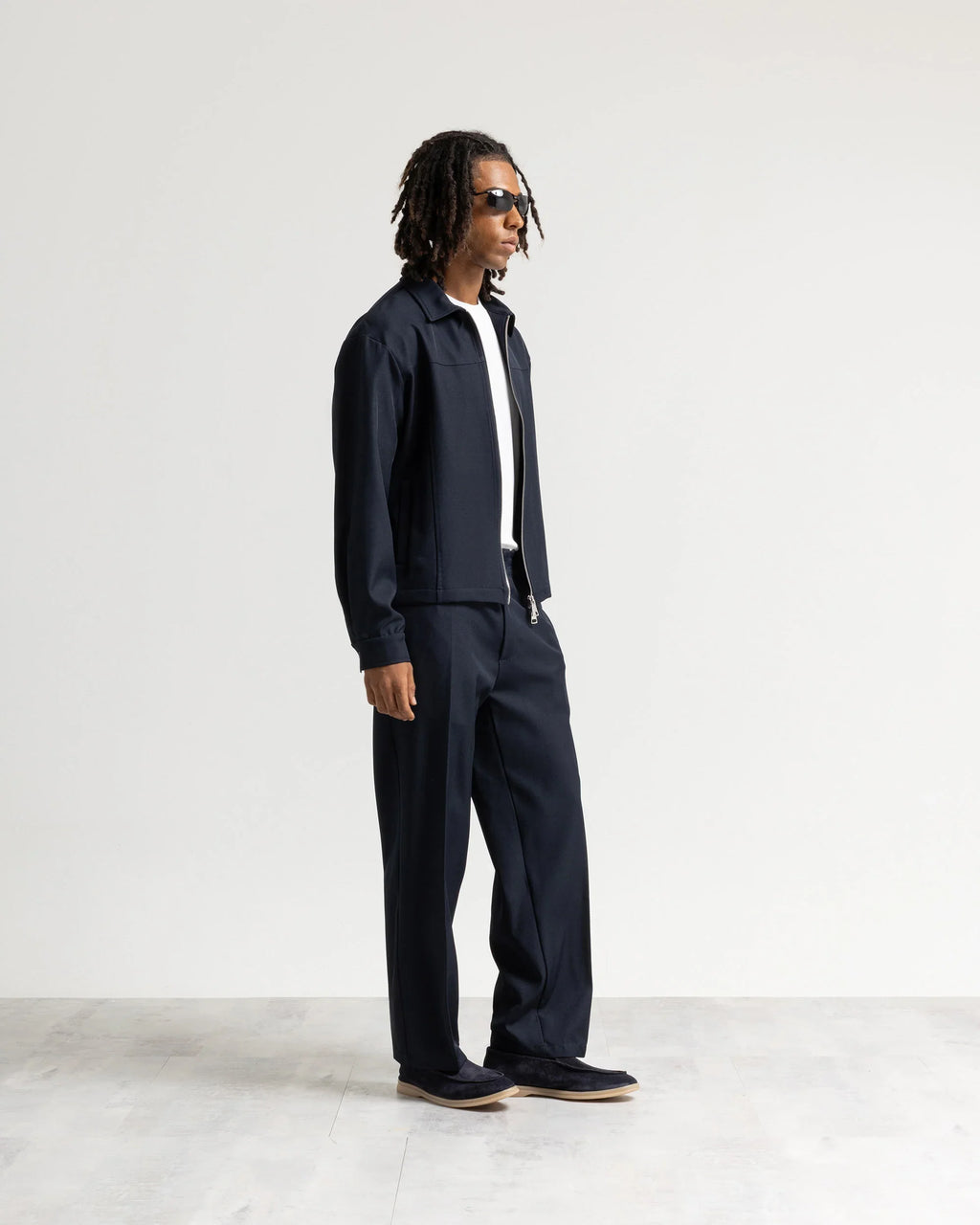 Pantalone fondo ampio tessuto classico Eternal Atelier