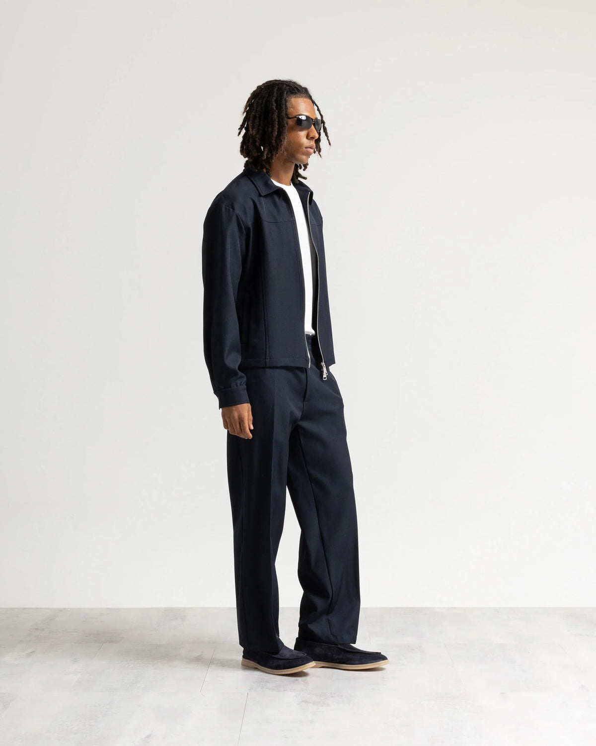 Pantalone fondo ampio tessuto classico Eternal Atelier