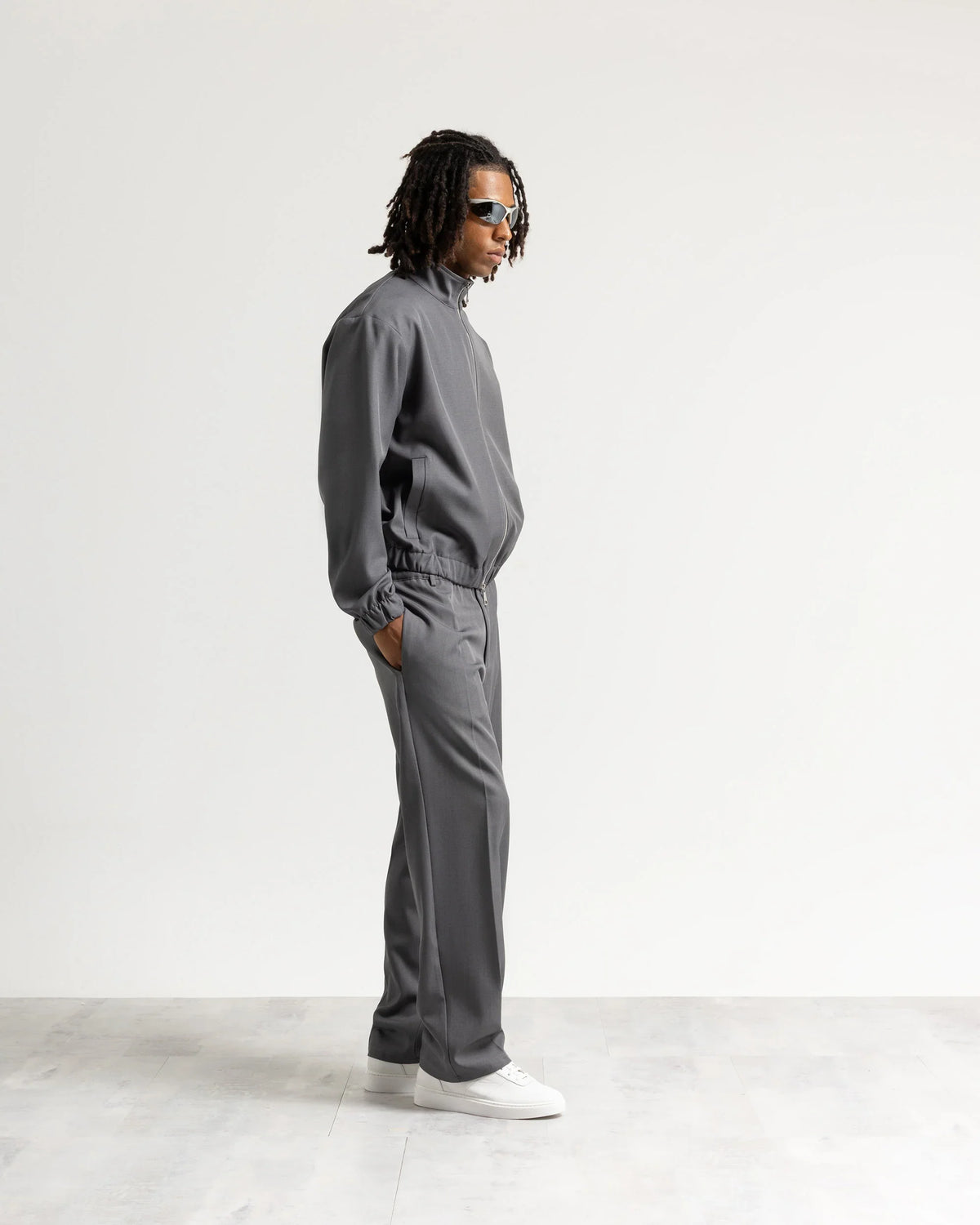 Pantalone fondo ampio tessuto classico Eternal Atelier
