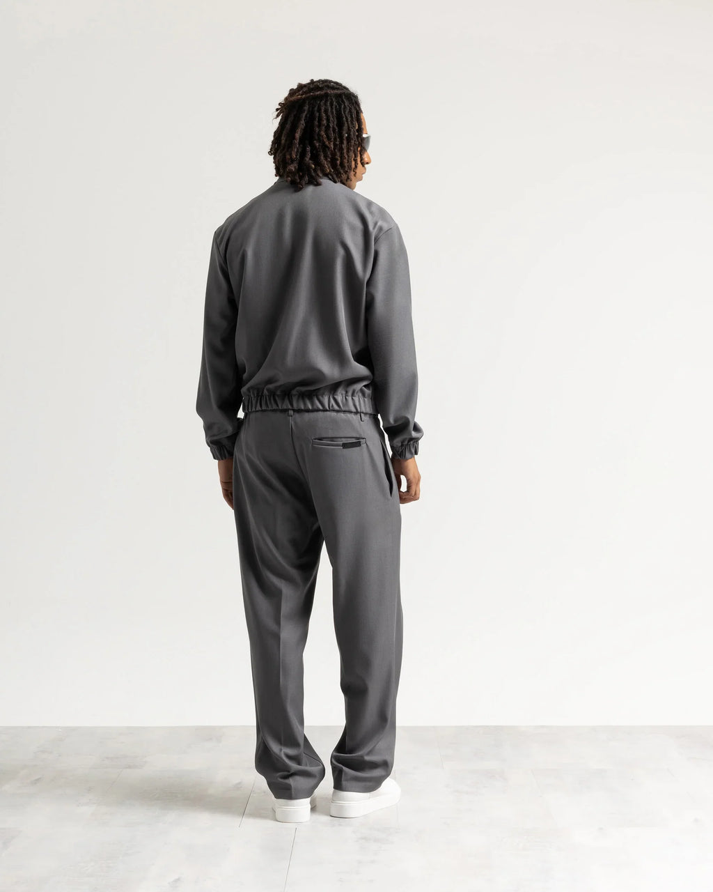Pantalone fondo ampio tessuto classico Eternal Atelier
