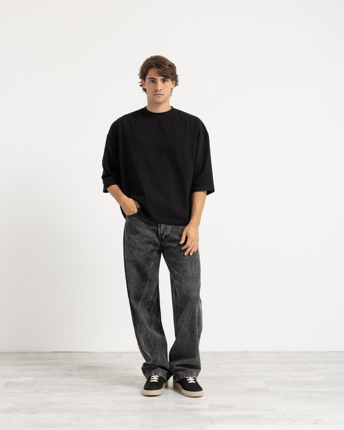 T-shirt manica corta cropped