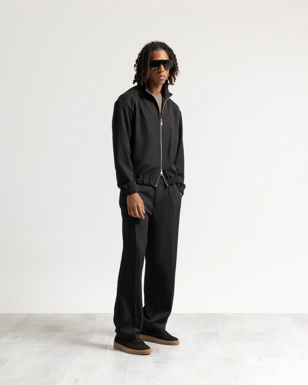 Pantalone fondo ampio tessuto classico Eternal Atelier