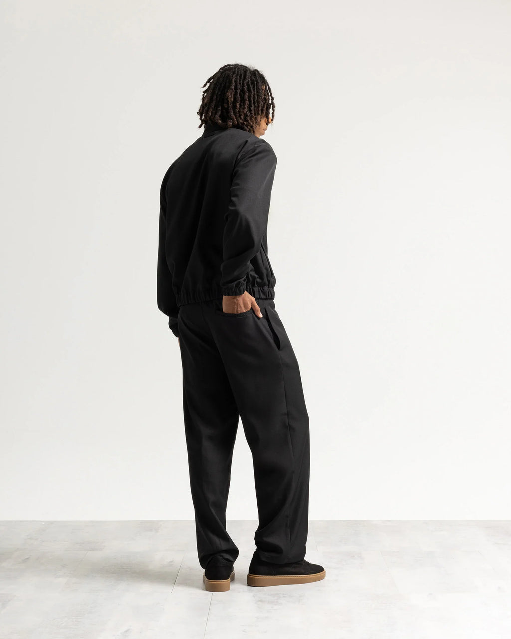 Pantalone fondo ampio tessuto classico Eternal Atelier