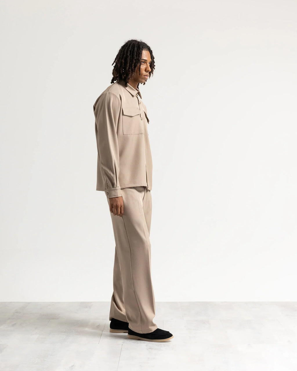 Camicia con tasconi tessuto classico Eternal Atelier