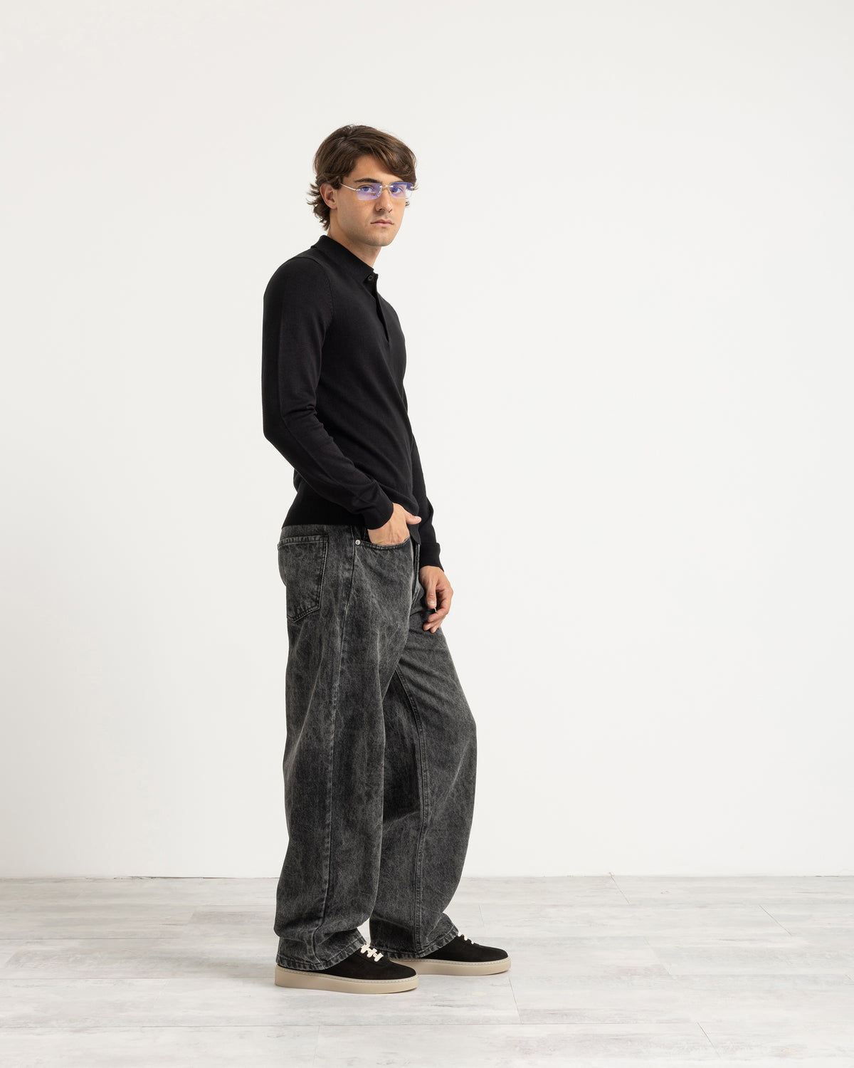 Polo in maglia manica lunga Eternal Atelier