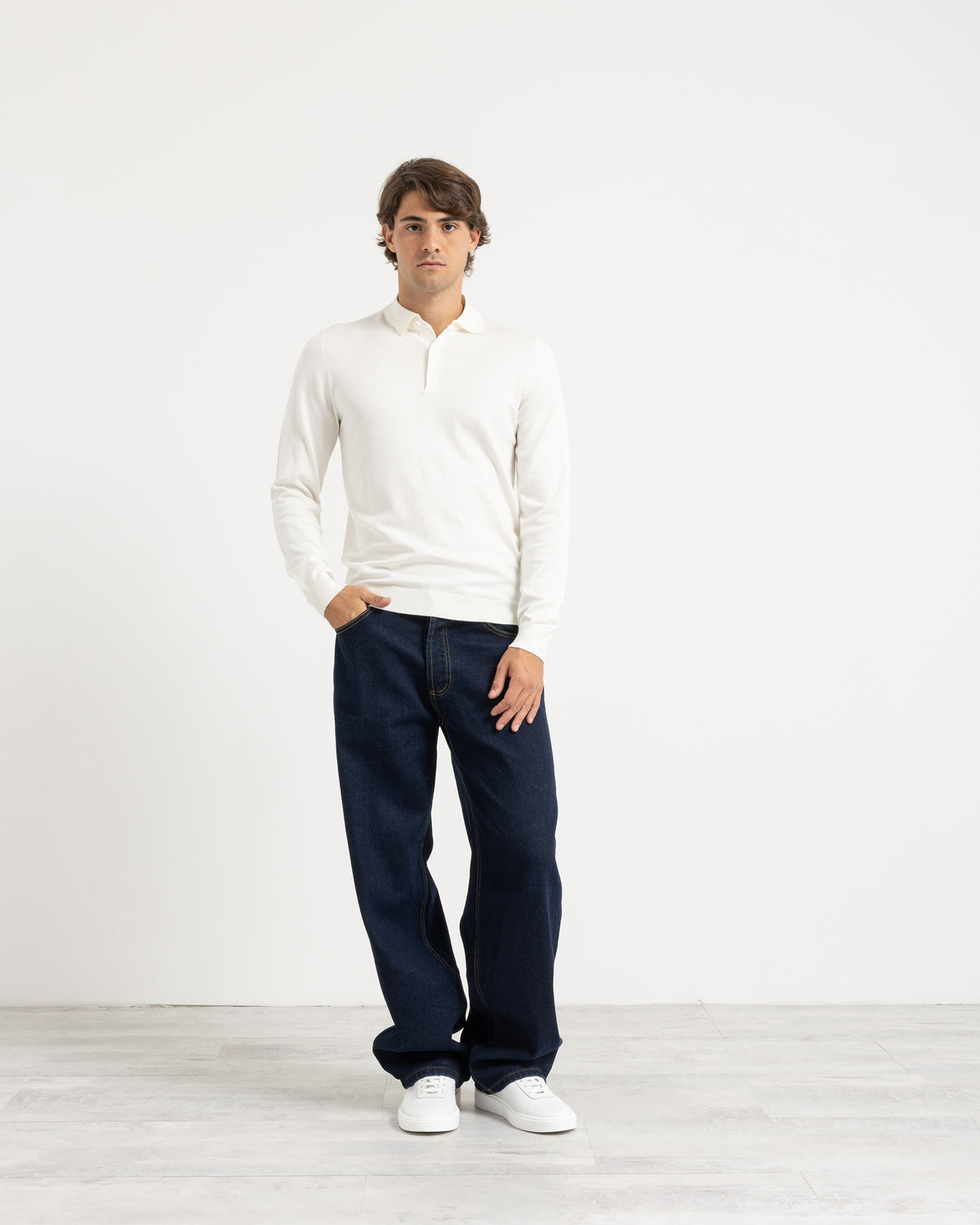 Polo in maglia manica lunga Eternal Atelier