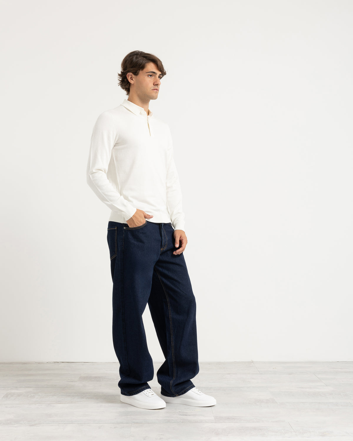 Polo in maglia manica lunga Eternal Atelier