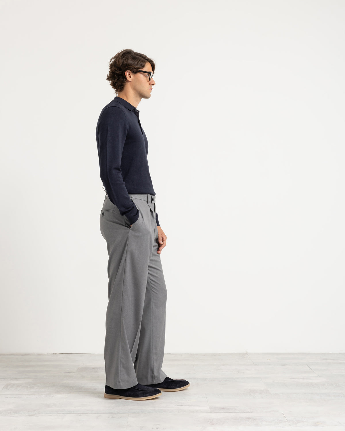 Polo in maglia manica lunga Eternal Atelier