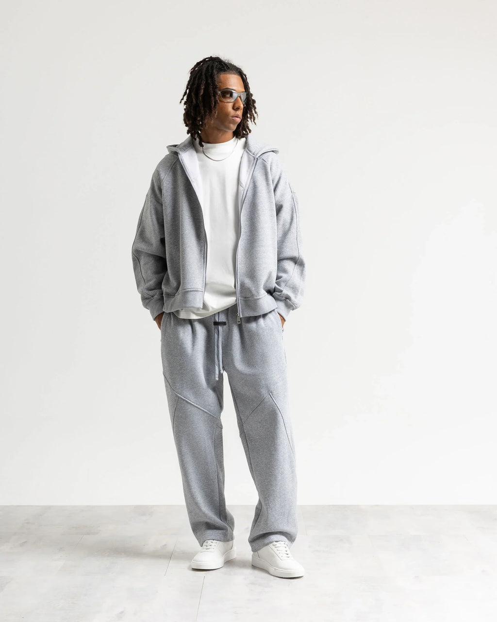 Felpa cappuccio zip Eternal